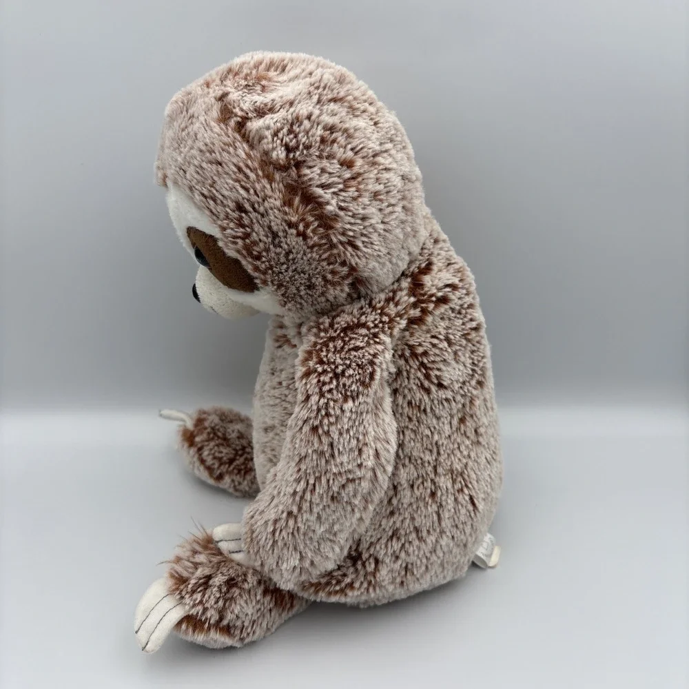 The Manhattan Toy Company Woodlanders Hazel Sloth Plush Toy Sitting